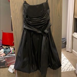 Black bridesmaid dress